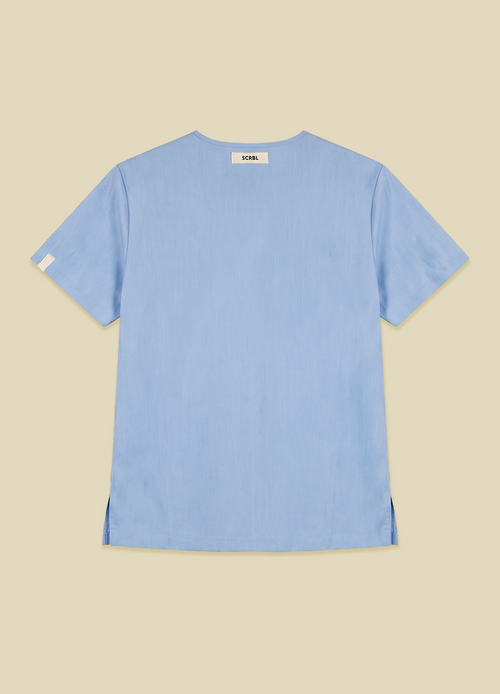 Carbon Blue Men's Scrub Top