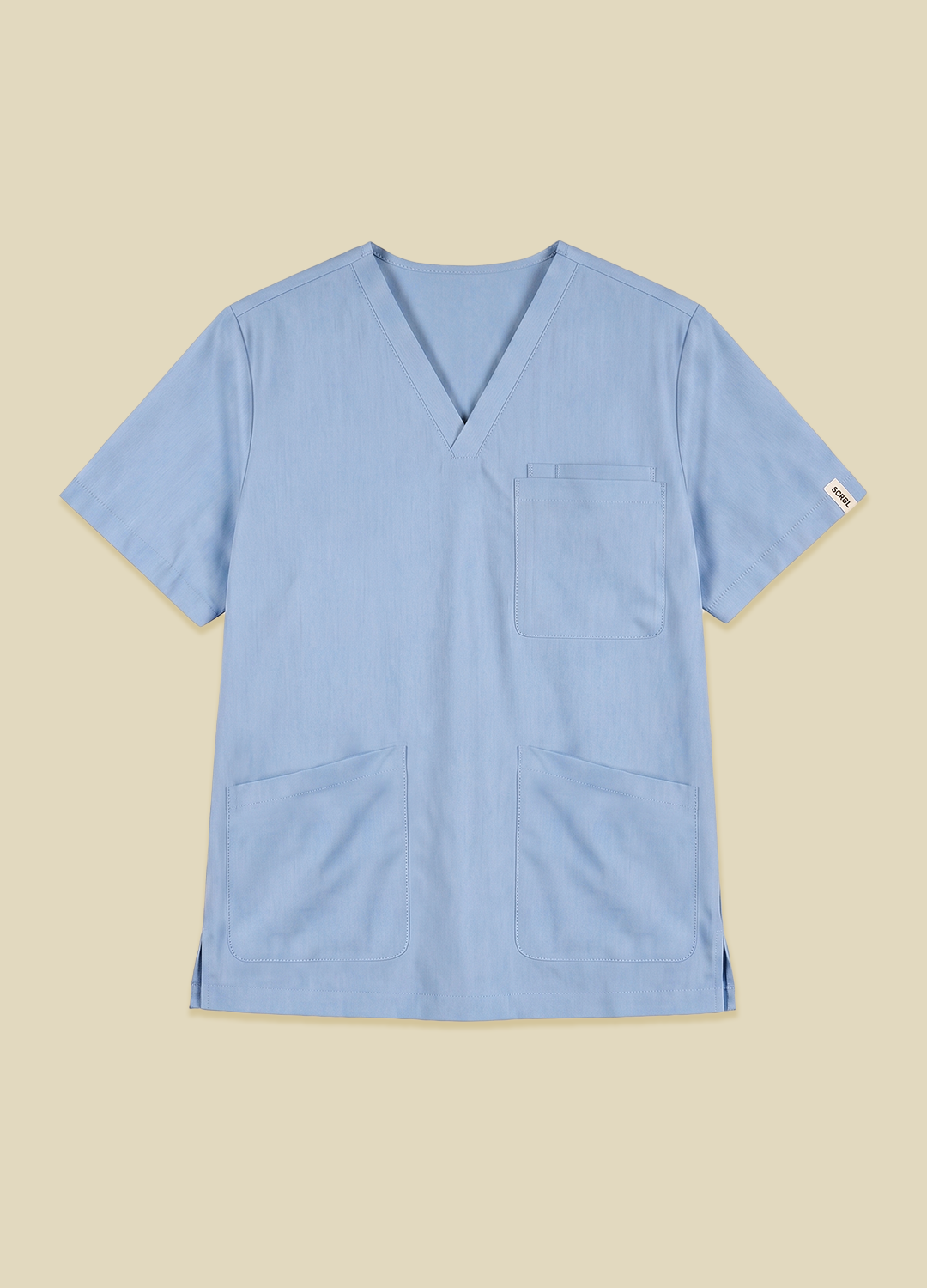 Carbon Blue Men's Scrub Top