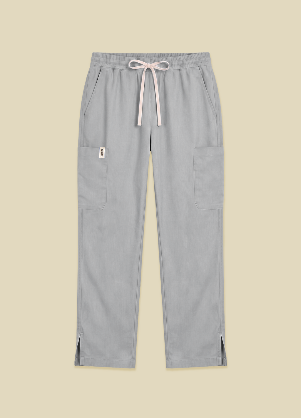 Smudge Gray Women's Scrub Pants
