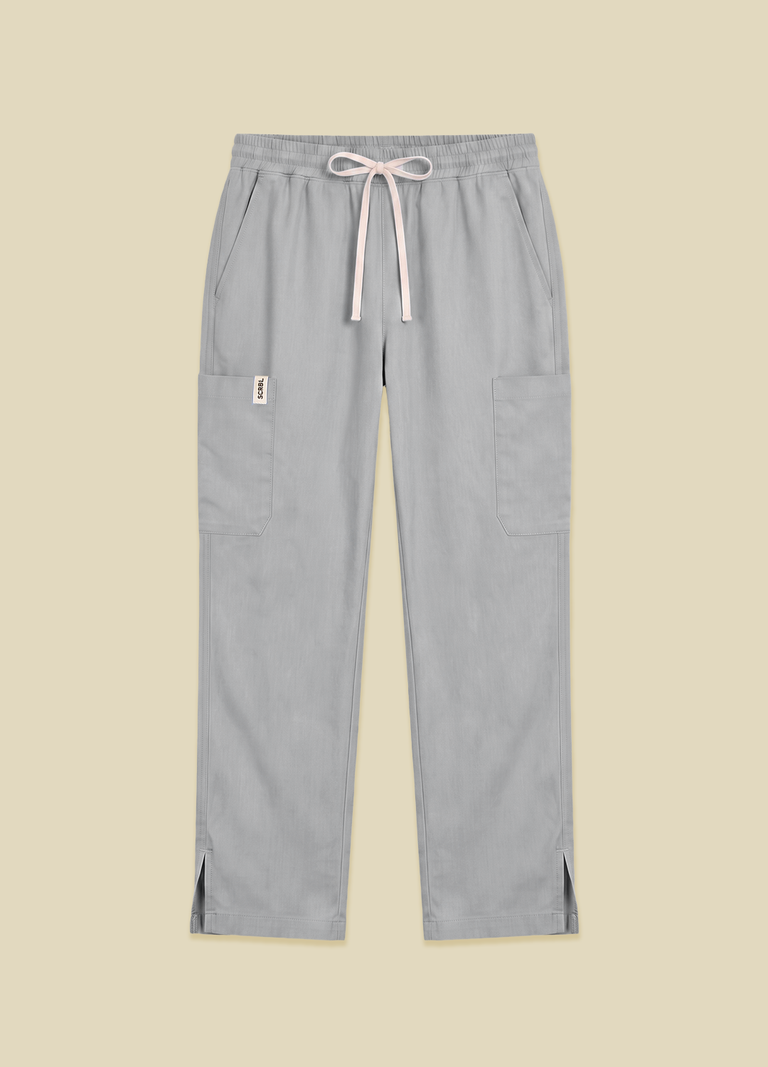 Smudge Gray Women's Scrub Pants