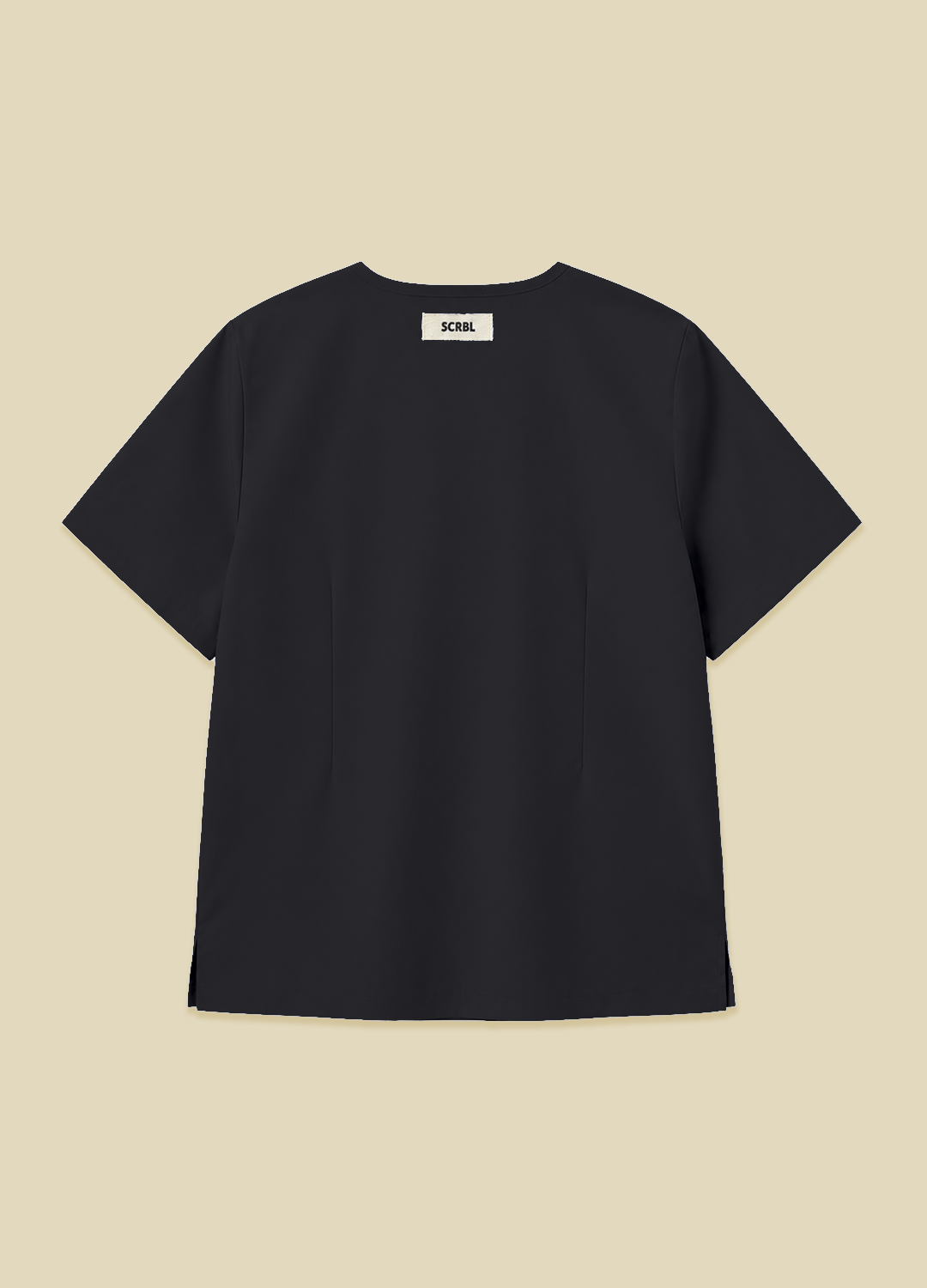 Graphite Black Women's Scrub Top