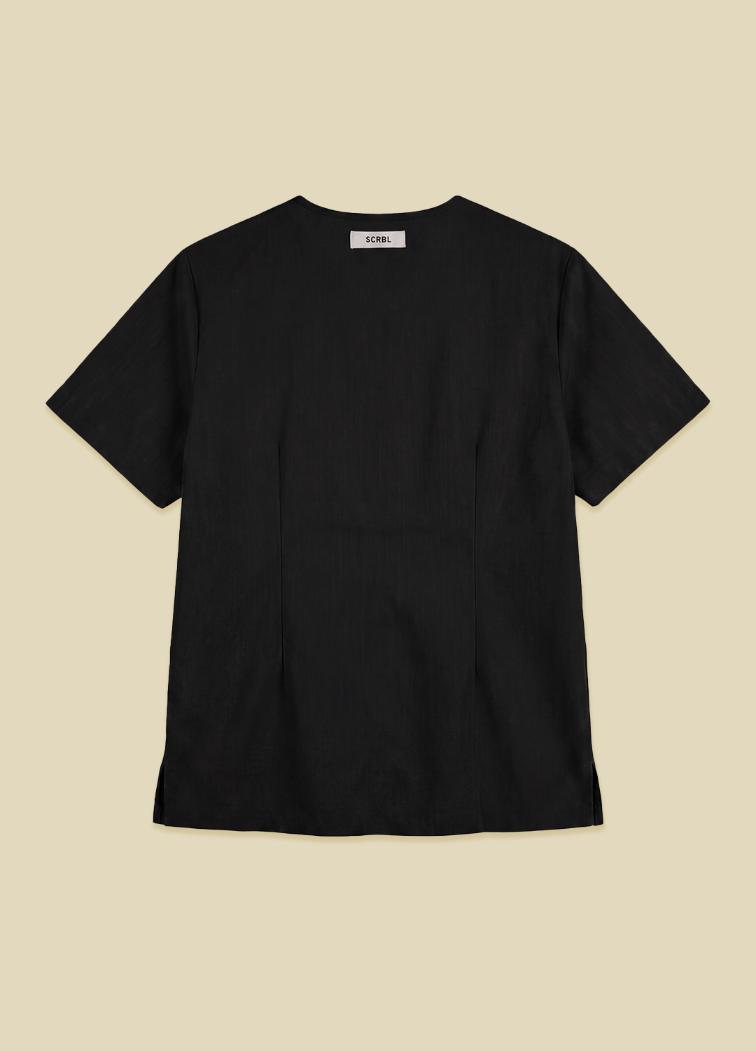 Marker Black Women's Scrub Top