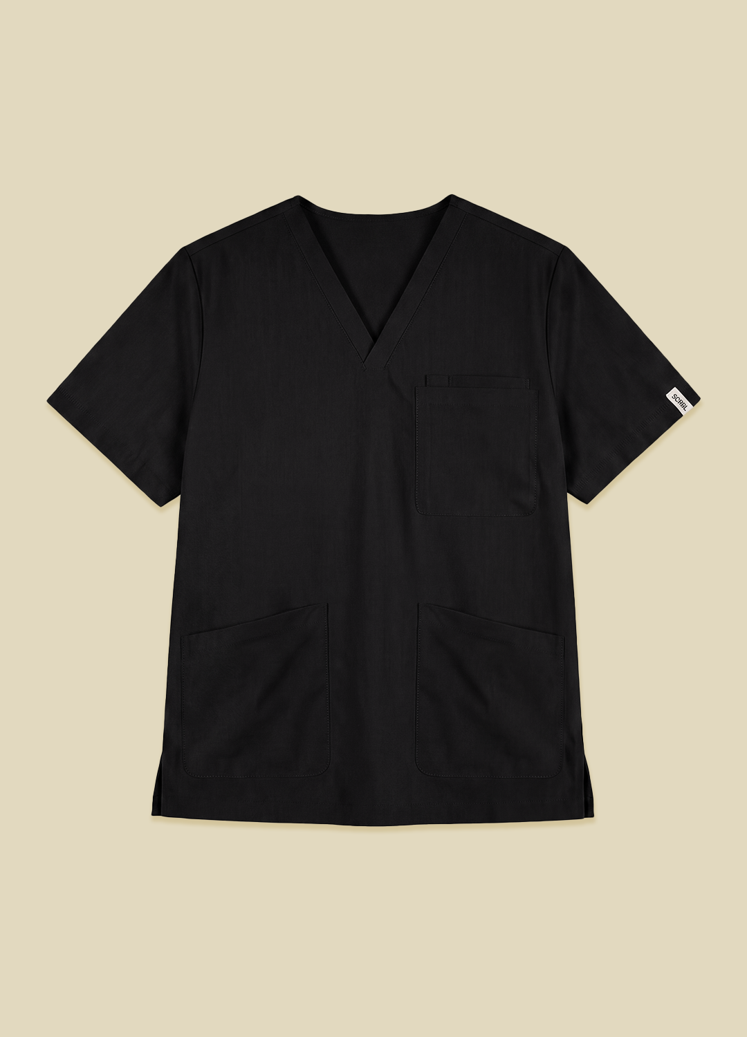 Marker Black Women's Scrub Top