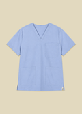 Carbon Blue Women's Scrub Top