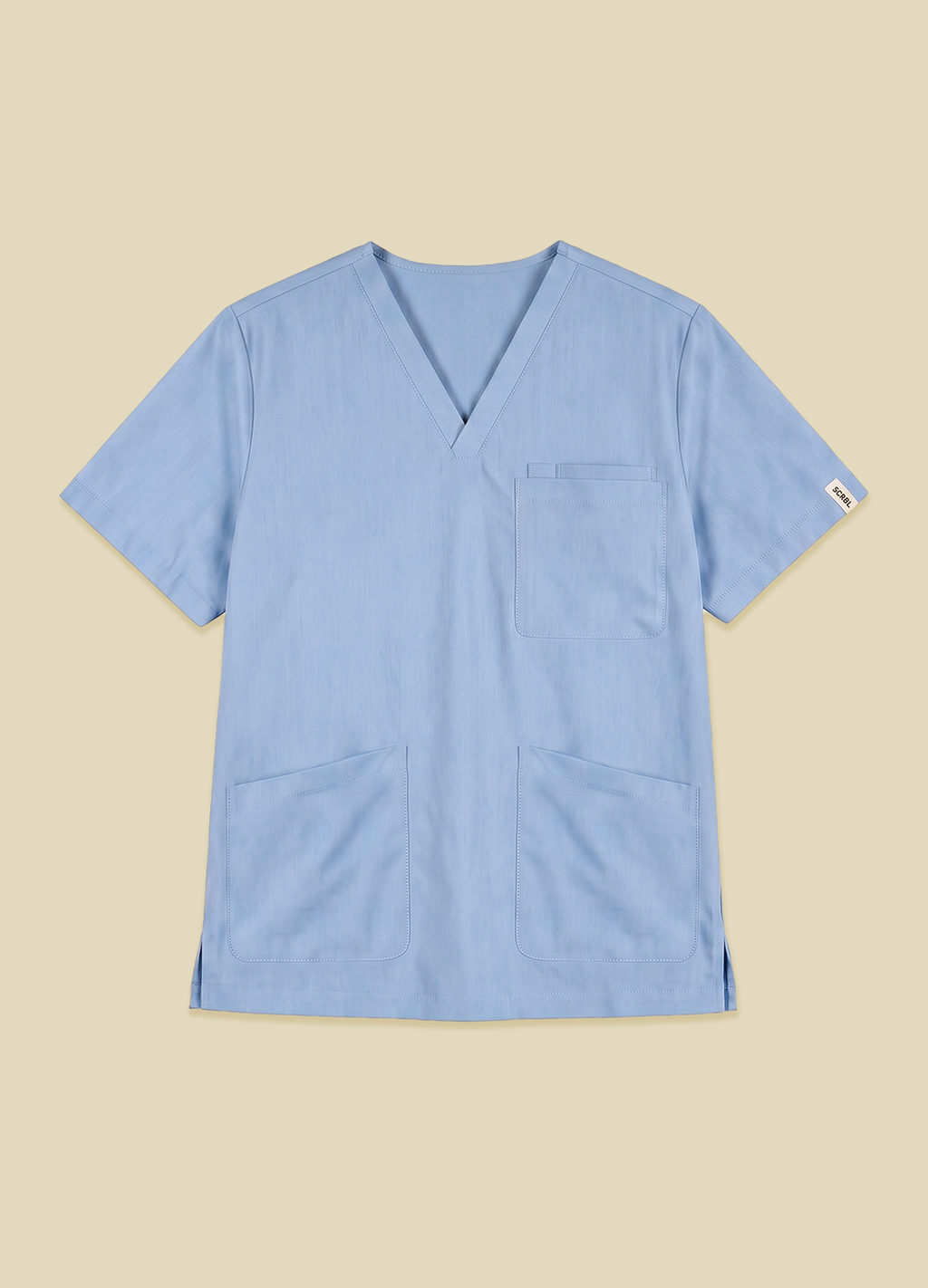 Carbon Blue Women's Scrub Top