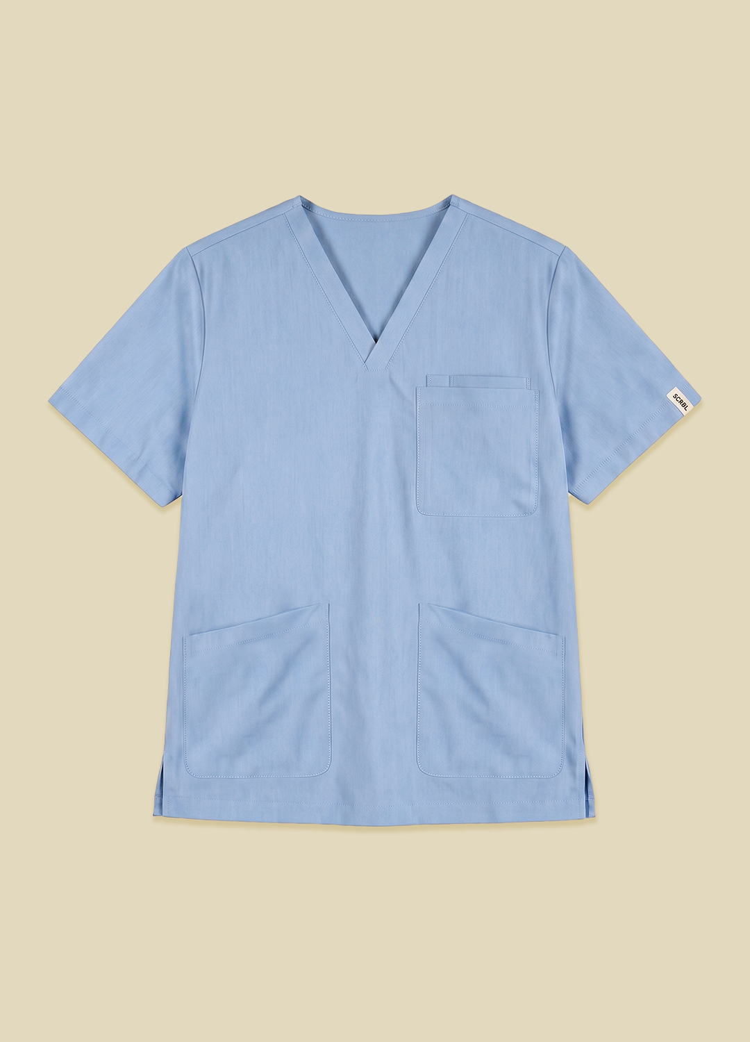Carbon Blue Women's Scrub Top