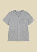 Smudge Gray Women's Scrub Top