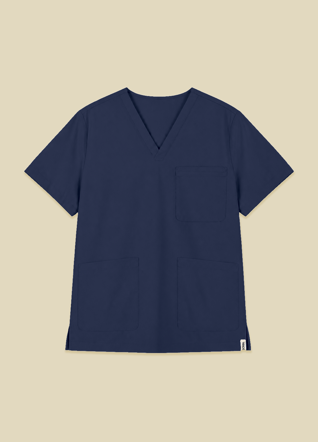 Ink Navy Women's Scrub Top