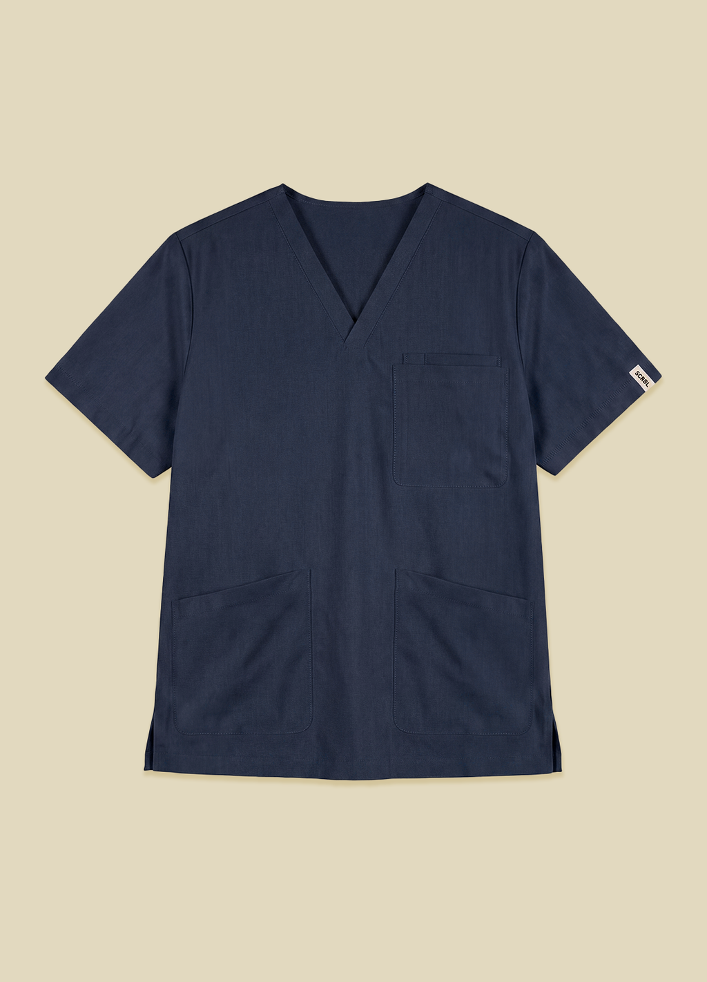 Ink Navy Women's Scrub Top