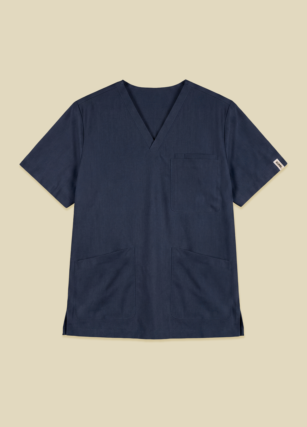 Ink Navy Women's Scrub Top
